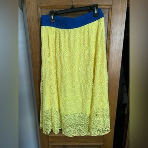 Lularoe Lola Skirt Midi Lace
